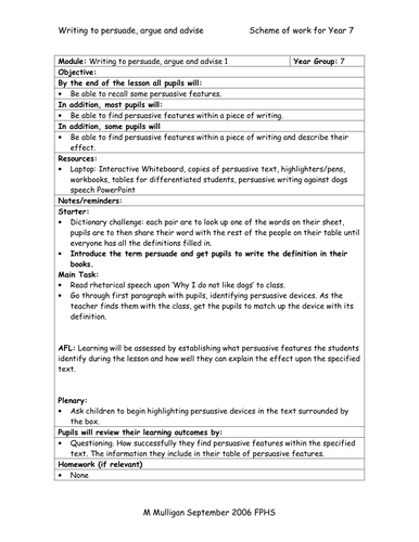 Scheme of work: Unit on leaflets and theme parks!