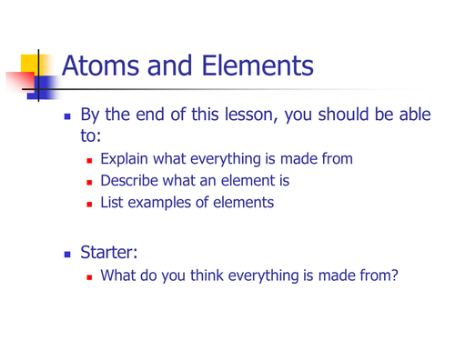 How many different materials are there ppt HT