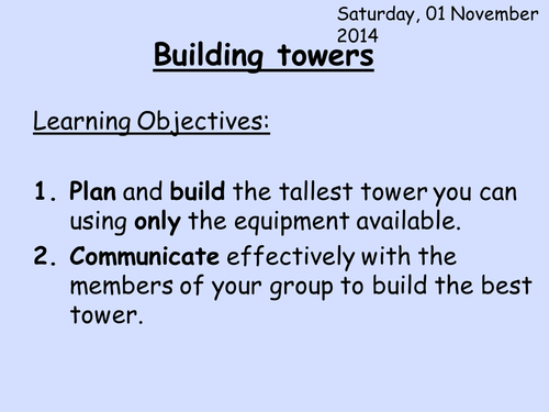 tower building enrichment HT