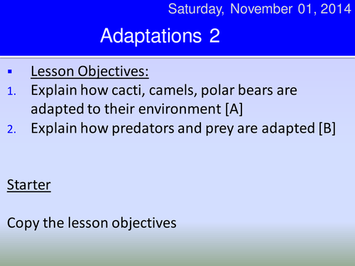 Adaptations HT