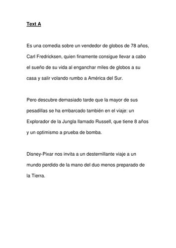 Spanish Cognates & Reading skills