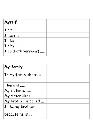 Speaking Test Revision