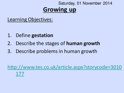 Growing up HT