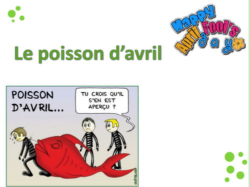 Le poisson d'avril - powerpoint