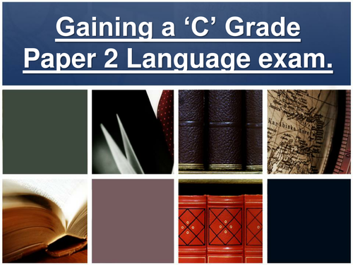 AQA GCSE Paper 2 Revision Gaining A C Grade Teaching Resources