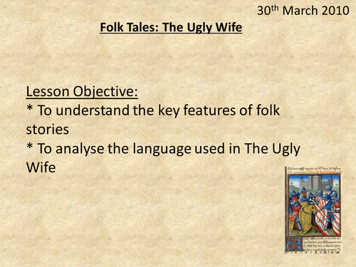 Arthurian Legend - The Ugly Wife