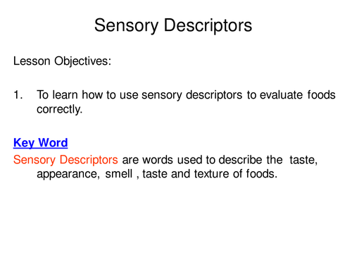 how-to-use-sensory-descriptors-by-pkrobinson-teaching-resources-tes