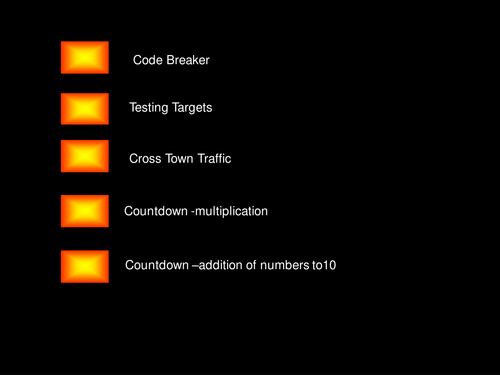 Maths Games -Interactive Whiteboard