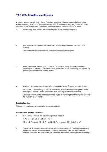 Momentum and its Conservation