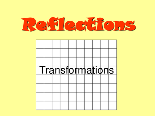Reflect the shapes in the mirror lines - ppt download
