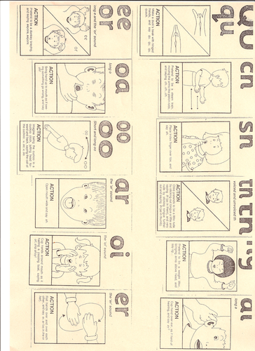 digraph action and sounds