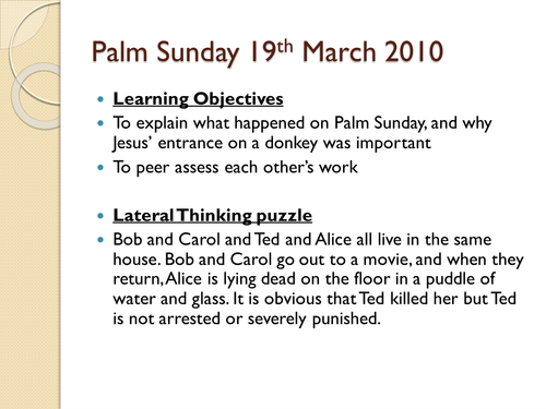 Palm Sunday