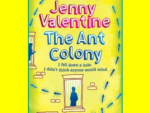 Book Review Poster: The Ant Colony Jenny Valentine