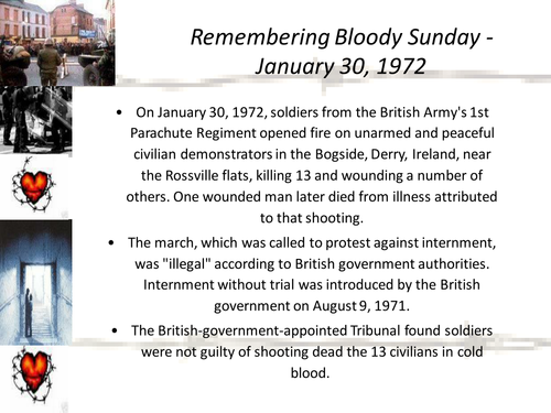 Powerpoint on Bloody Sunday: Song and Context