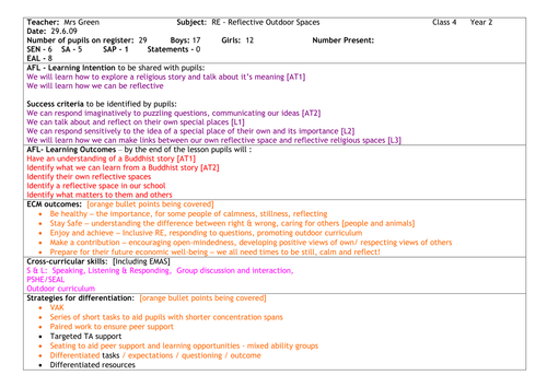 Teachers TV: Primary RE - Being Reflective