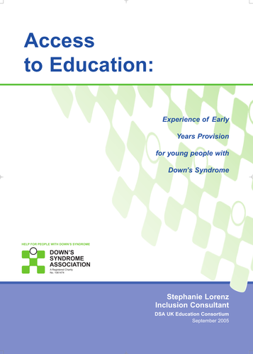 Experience of Early Years Provision