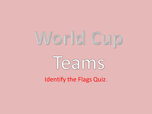 World Cup Flags Quiz