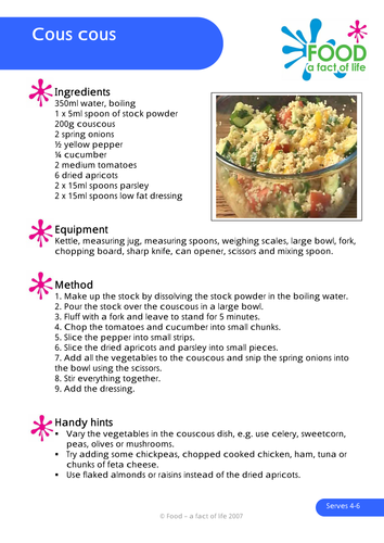 Cooking: Cool creations by foodafactoflife - Teaching Resources - Tes
