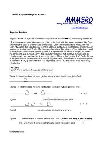 Teachers TV: Primary Maths: Negative Numbers 1