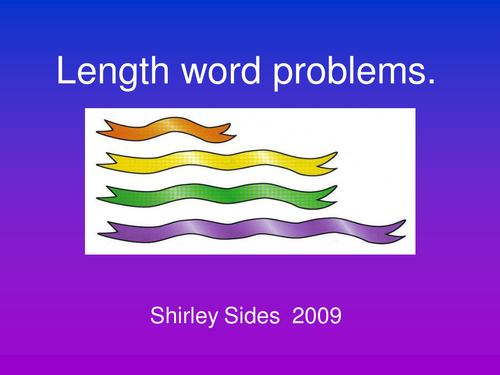 Length word problems Y4
