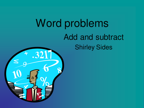 Solving word problems Y5