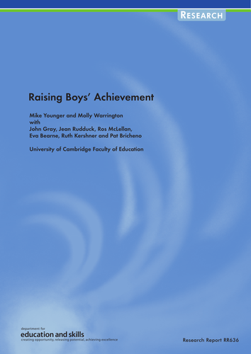 Teachers TV: Raising Boys' Achievement - Part 2