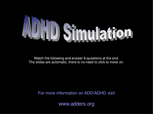 ADHD Simulation