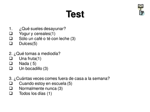 _Test sobre la alimentacion