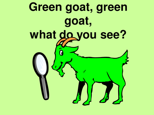 Phonics Green goat /oa/ /ee/ /ea/ book