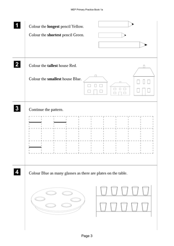 Lesson on comparing and ordering.