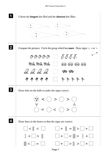 A lesson on Comparison of sets: more, less, equal. | Teaching Resources