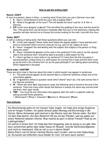 Exam tips and checking