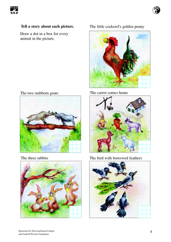 Lesson on writing and using 3, number line.