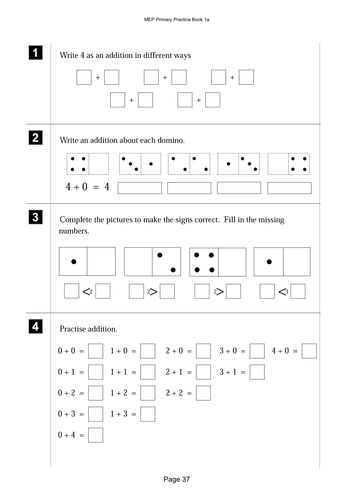 Lesson on writing and using 4.