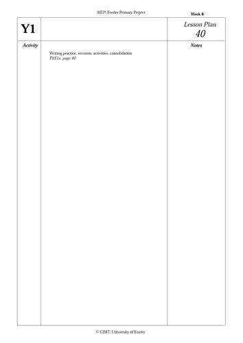 Revision lesson on using the number 4.