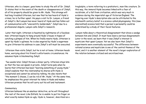 background and activity on UTTERSON  hm