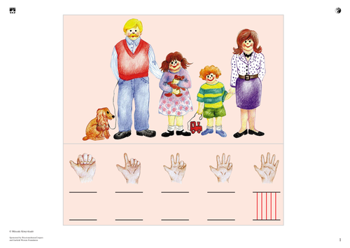 Counting to 5, lesson 1