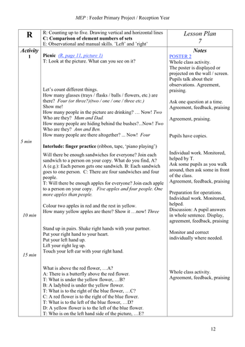 Counting to 5, lesson 7