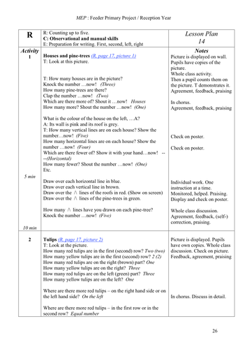 Counting to 5, lesson 14