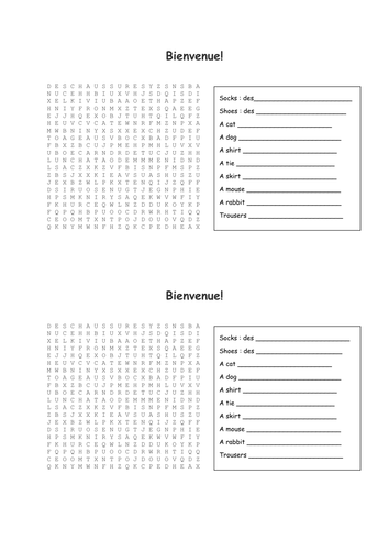 Back to school revision for year 8