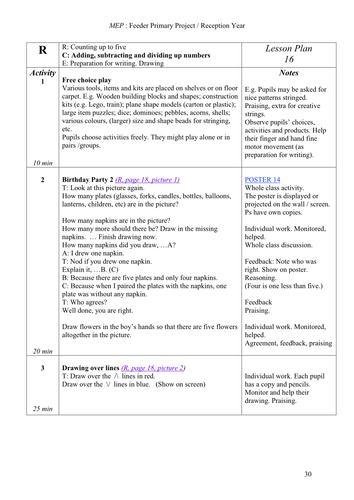 Counting to 5, lesson 16