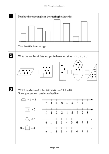 Revision exercises from 0 to 8