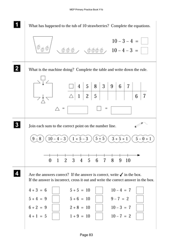 Revision and practice to 10.