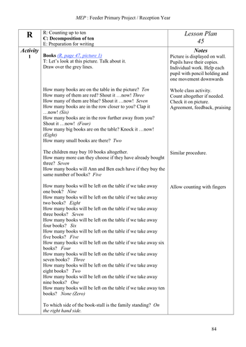 Counting to 10, lesosn 2