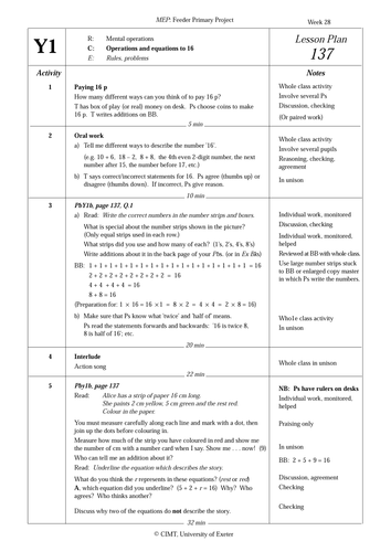 Operations and equations with 12