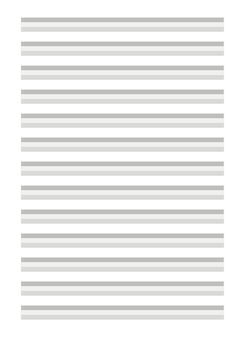 Revised handwriting paper in shades of grey