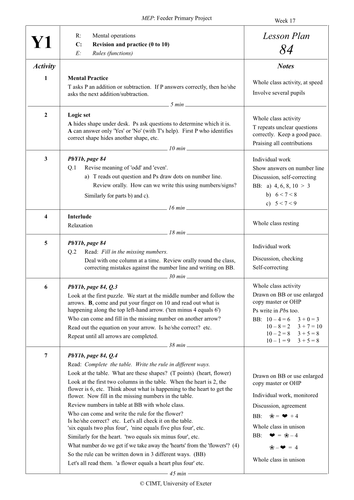 Revision and practice numbers 0-10, lesson 4