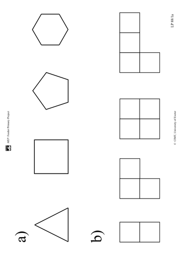 Recognise and distinguish shapes, lesson 2
