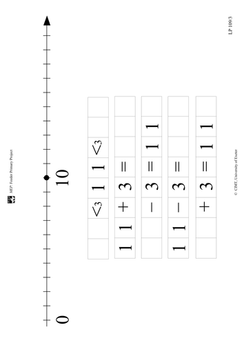 Number bonds to 11, lesson 4