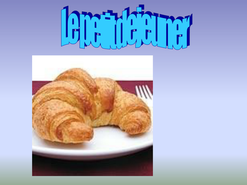 Le petit dejeuner